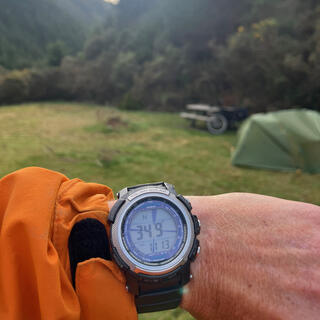 My watch compass shows a reading of 34.3 degrees North at 11:13am.