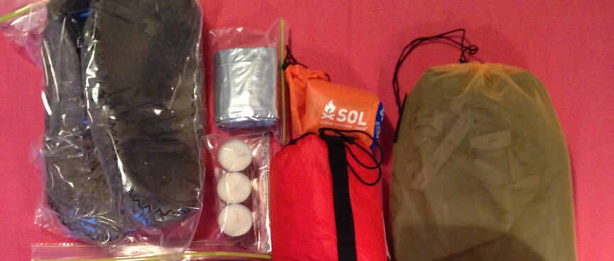 Sleeping gear.