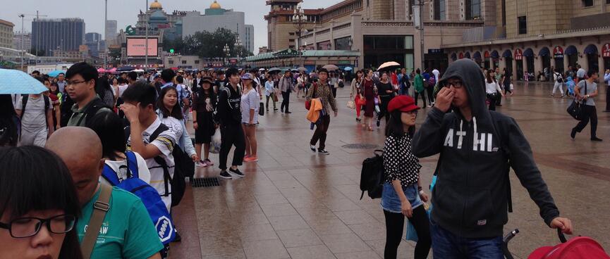 When viewed from an angle the station is much bigger.