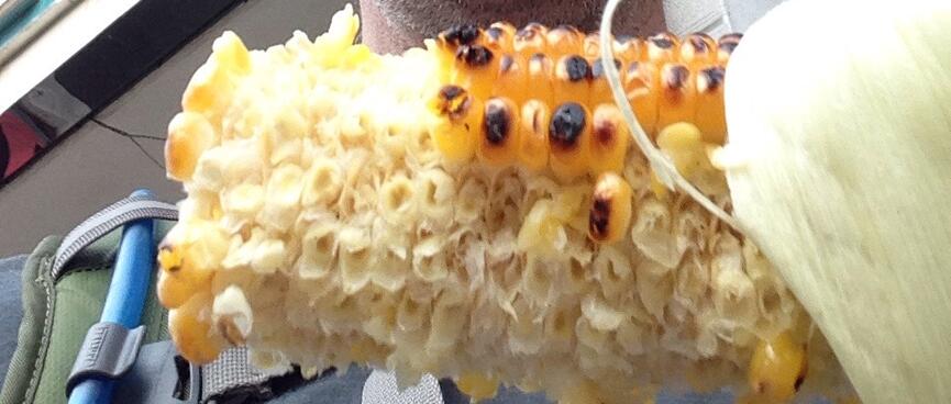 Corn on the cob.