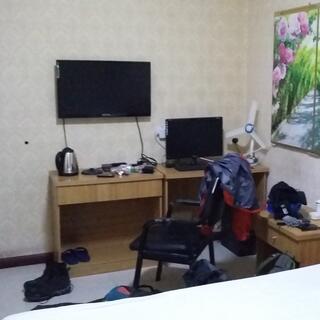 Electronics in the hotel room.