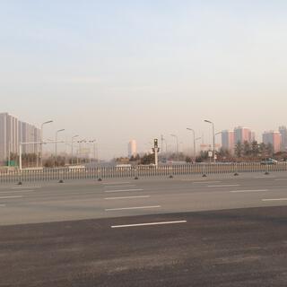 Rows of high rise buildings.