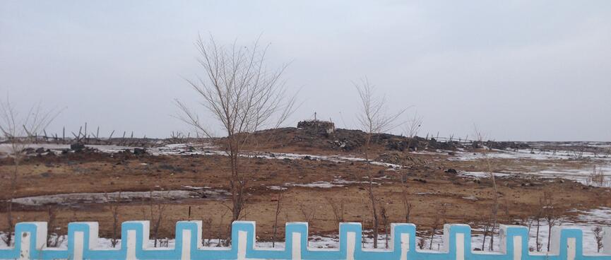A prayer site lay on the other side of the new town boundary.