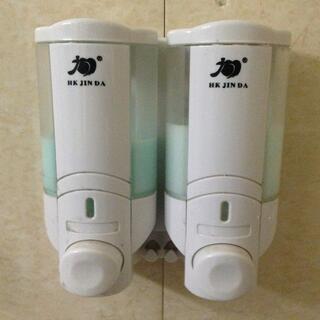 Soap dispensers.