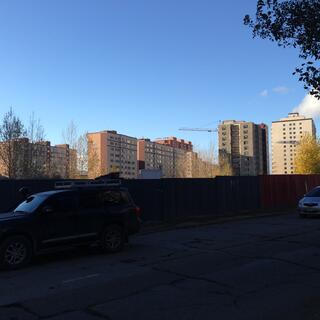 Row after row of apartment buildings.