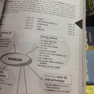 The ʼhaving problemsʼ section of the Longman American Idioms Dictionary.