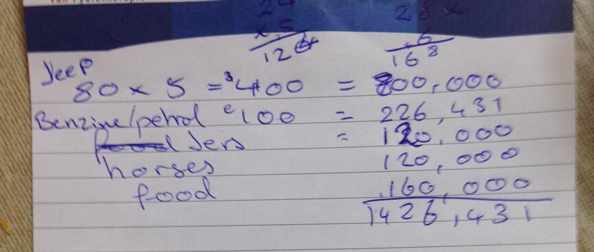 Handwritten prices in Mongolian Tugriks.