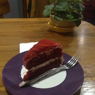 Velvet layer cake.