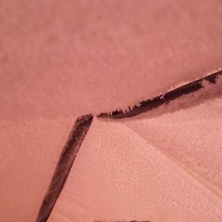 Ice crystals cover the tentʼs ceiling.
