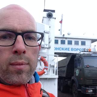 Selfie on the boat deck.