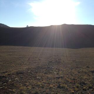 An empty field.