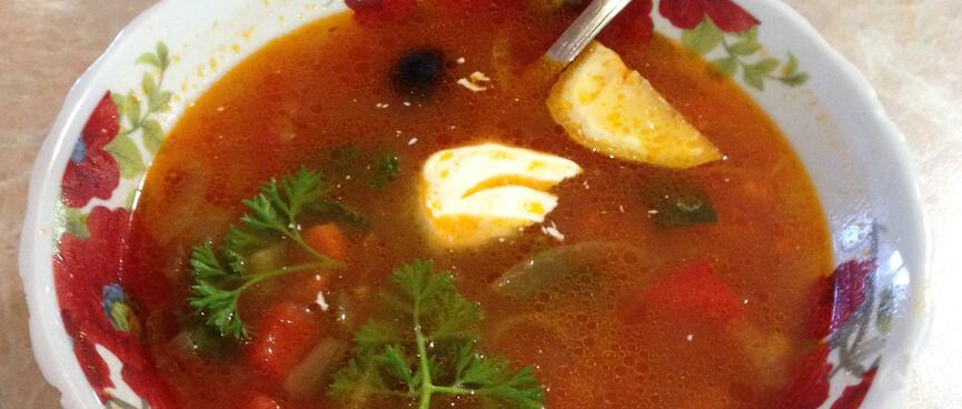 The sunny soup.