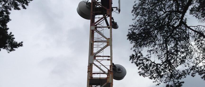 A cellphone tower.