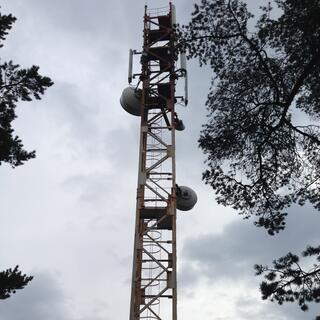 A cellphone tower.