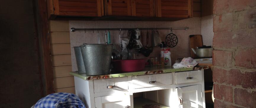Small but highly functional kitchen.
