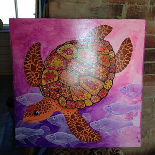 Patchwork turtle.
