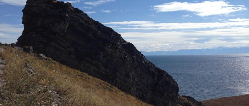 Sleeping slab of rock.