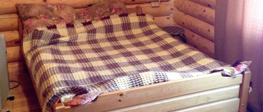 My big but short bed.