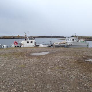 Two fishing boats.
