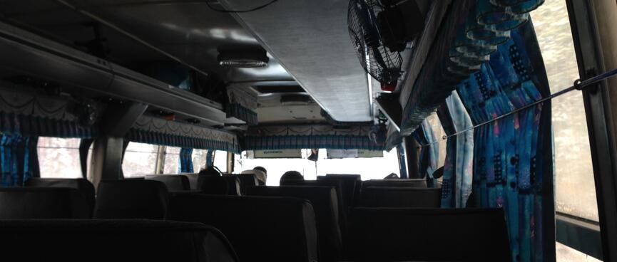 The exotic interior trim.
