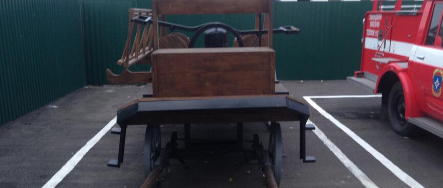 Horse drawn.