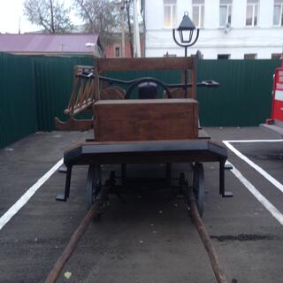 Horse drawn.