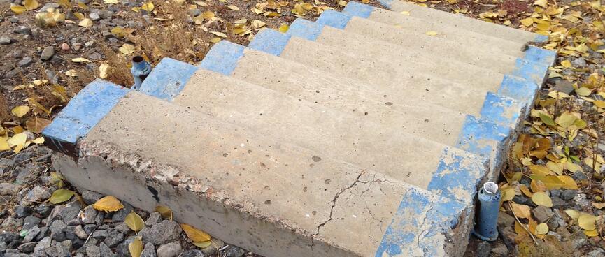 A small set of concrete steps which donʼt lead anywhere.