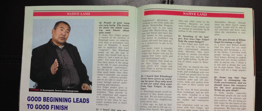 A two page magazine spread titled 'Good beginning leads to good finish'.