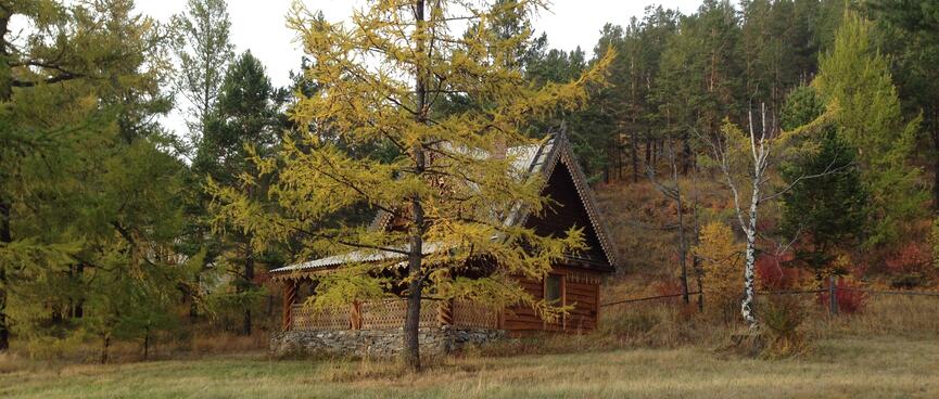 Lodge cabin.